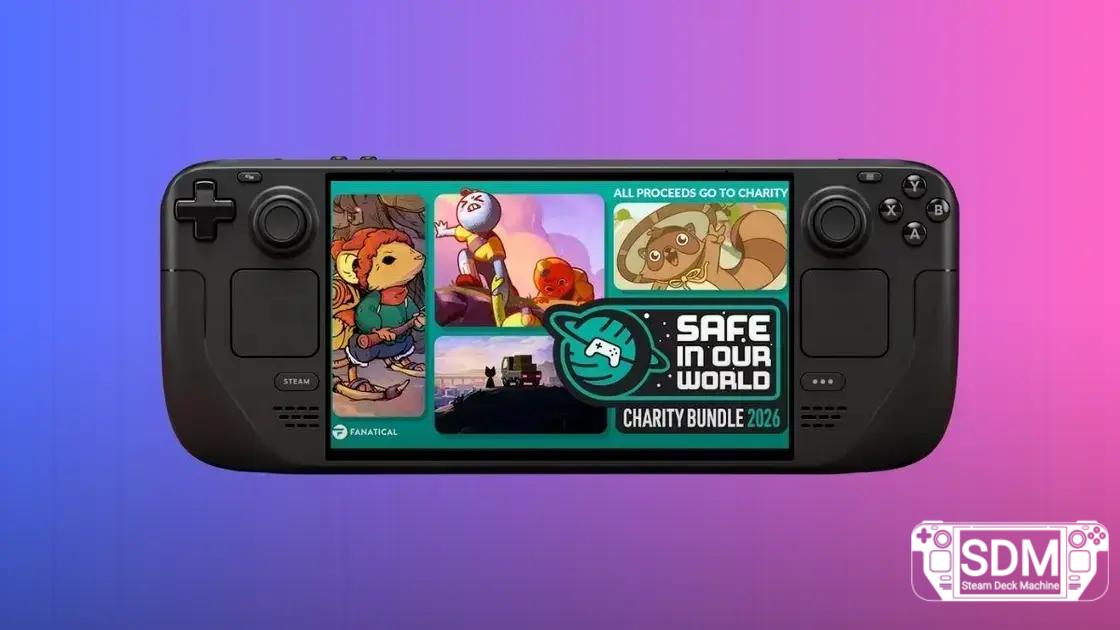Alerta: bundle beneficente oferece 21 jogos compatíveis com Steam Deck por apenas US$18