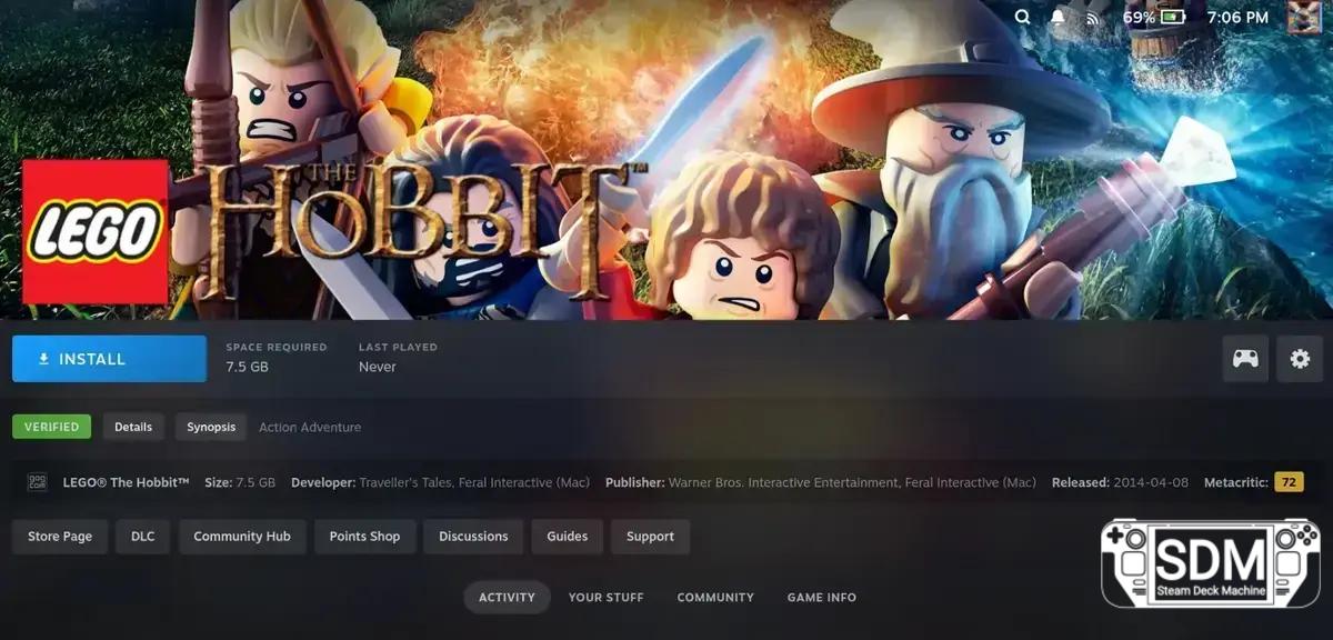 Atualização do Unifideck traz botões de instalação personalizados e suporte offline no Steam Deck