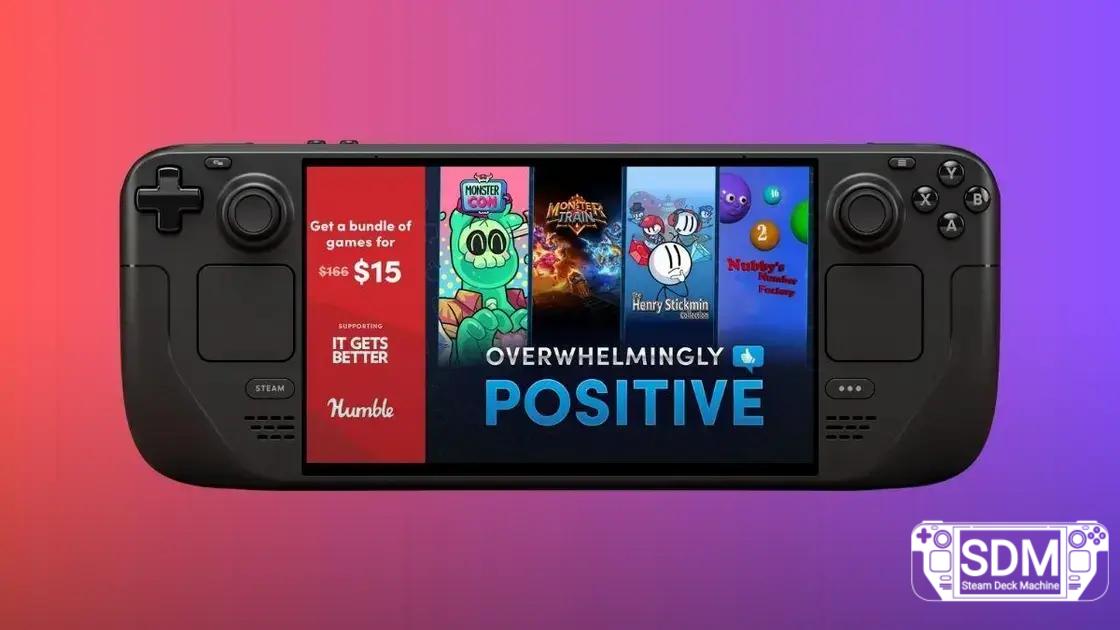 Humble lança o bundle Overwhelmingly Positive com 8 jogos por US$15 e compatibilidade Steam Deck