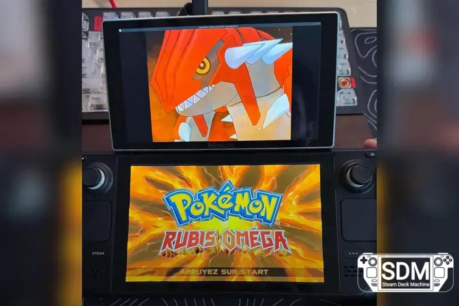 Steam Deck ganha modo DS com tela extra magnética e reversível