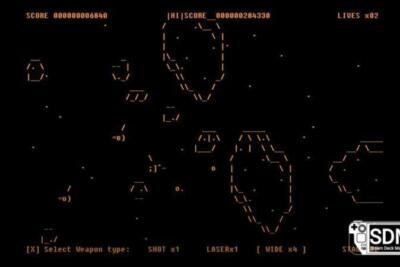 Gradius vira ASCII puro: remake no PC oferece tela em texto e salvamento de screenshots como .TXT