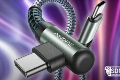 Oferta relâmpago: kit de 2 cabos USB-C com ângulo reto de 6,6 pés por menos de US$5