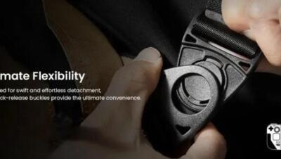 Tomtoc 5.5L Tactical Sling Bag: leve, resistente e pronto para seus gadgets