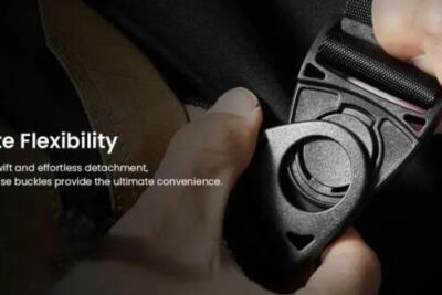 Tomtoc 5.5L Tactical Sling Bag: leve, resistente e pronto para seus gadgets